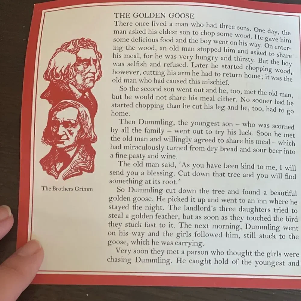 Wedgwood 1979 Children’s Story Golden Goose Plate